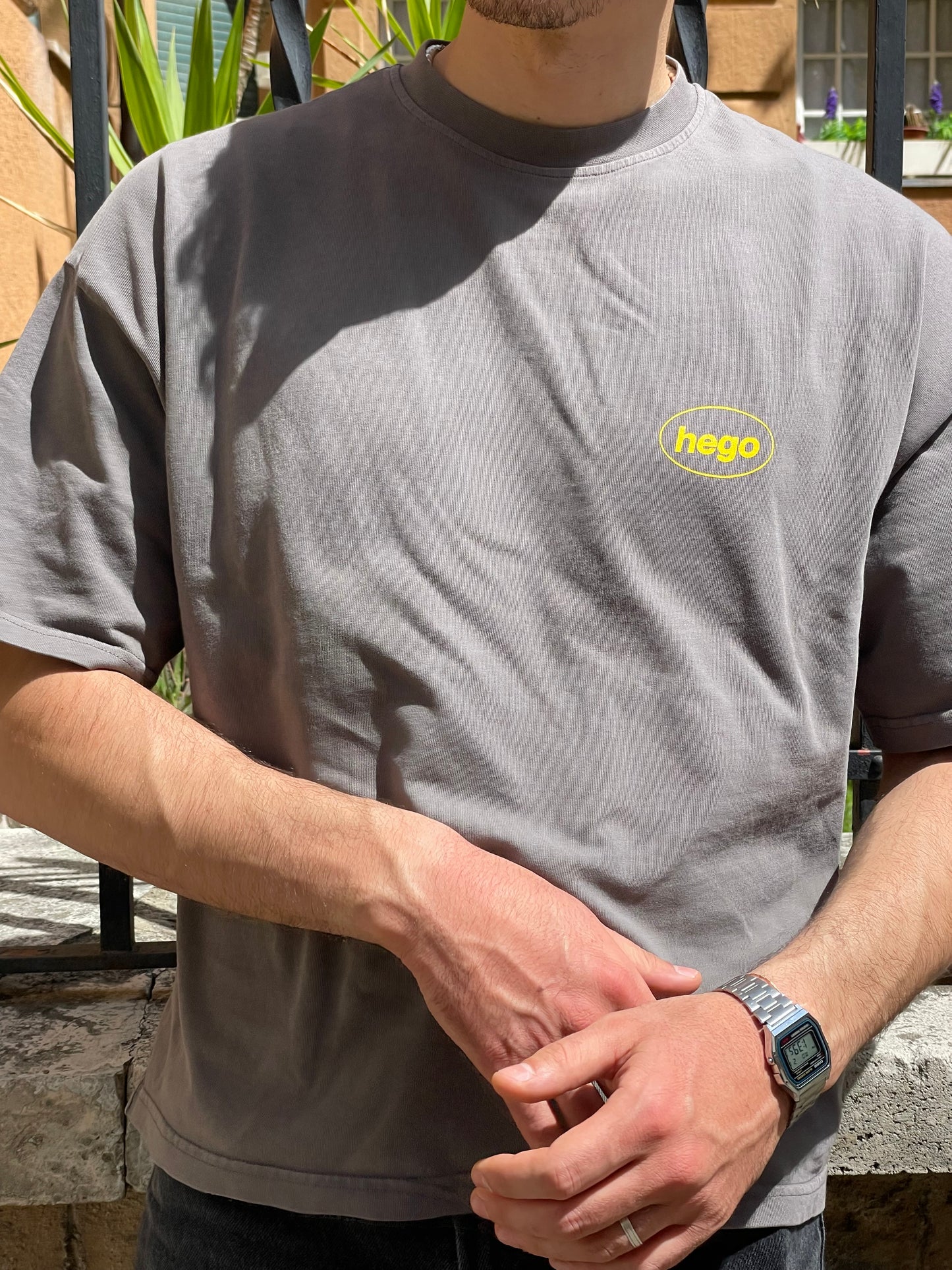 HEGO STUDIOS - HEGO SPORT T-SHIRT GREY
