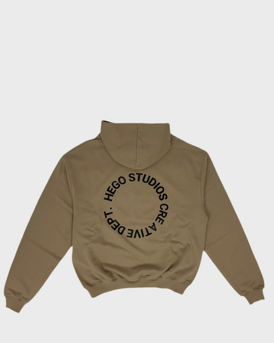 HEGO STUDIOS - CREATIVE DEPT HOODIE BEIGE