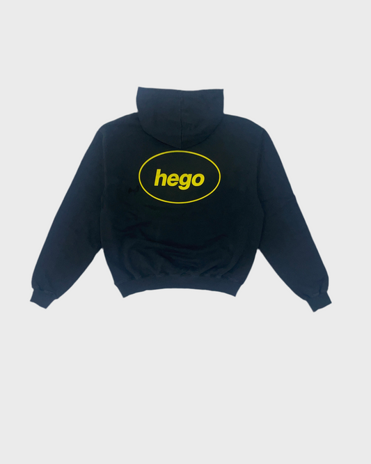 HEGO STUDIOS - HEGO SPORT HOODIE VINTAGE BLACK