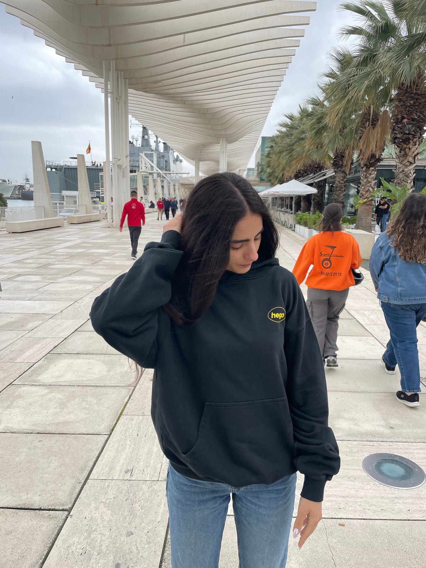 HEGO STUDIOS - HEGO SPORT HOODIE VINTAGE BLACK